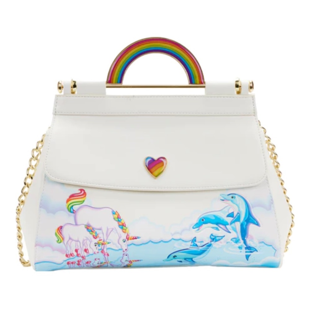 *NWT* LISA FRANK MARKIE REFLECTION CROSS BODY BAG